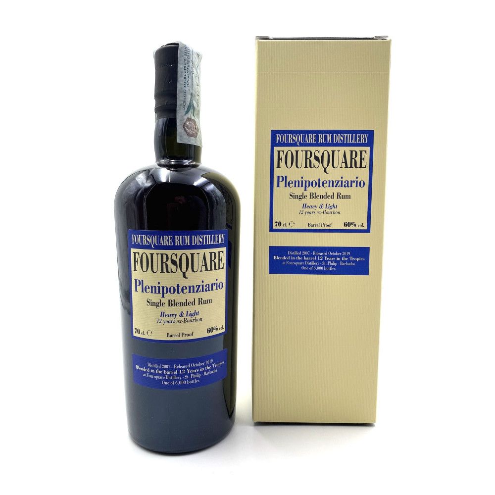 Rhum Foursquare Plenipotenziario, Single Blended Rum 60°
