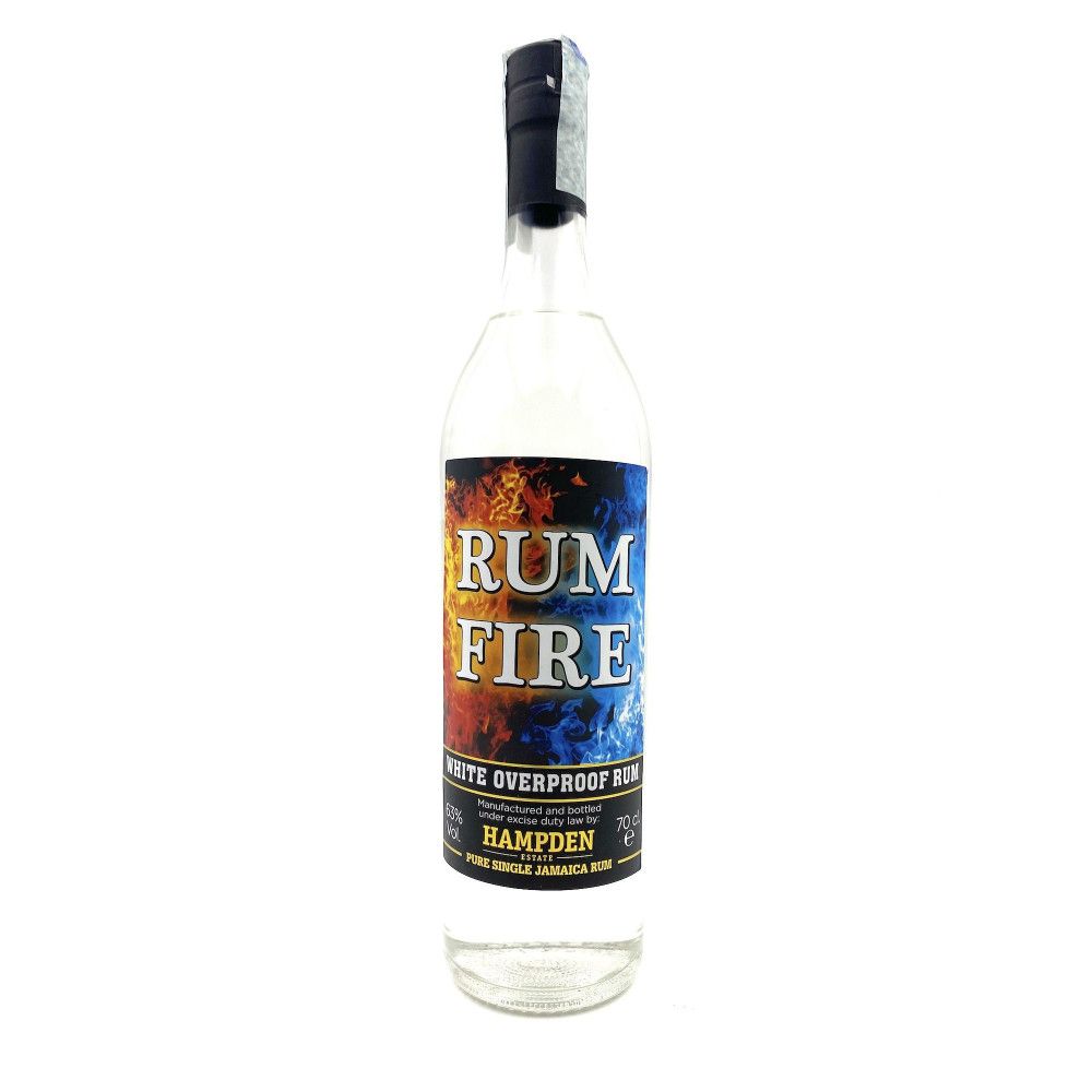 Rhum blanc Jamaïcain Hampden Rum Fire 63° - World Grands Crus