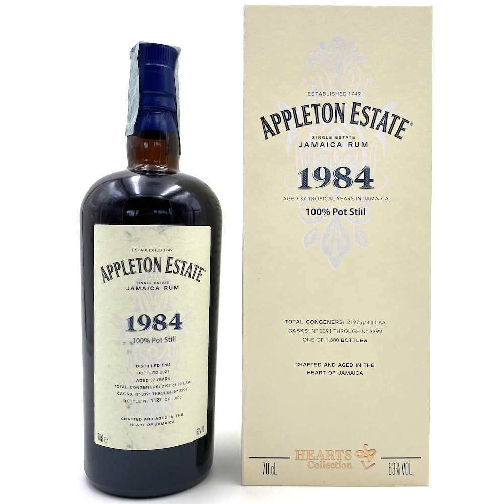 Rum Appleton 37 years old 1984 Hearts Collection 63°