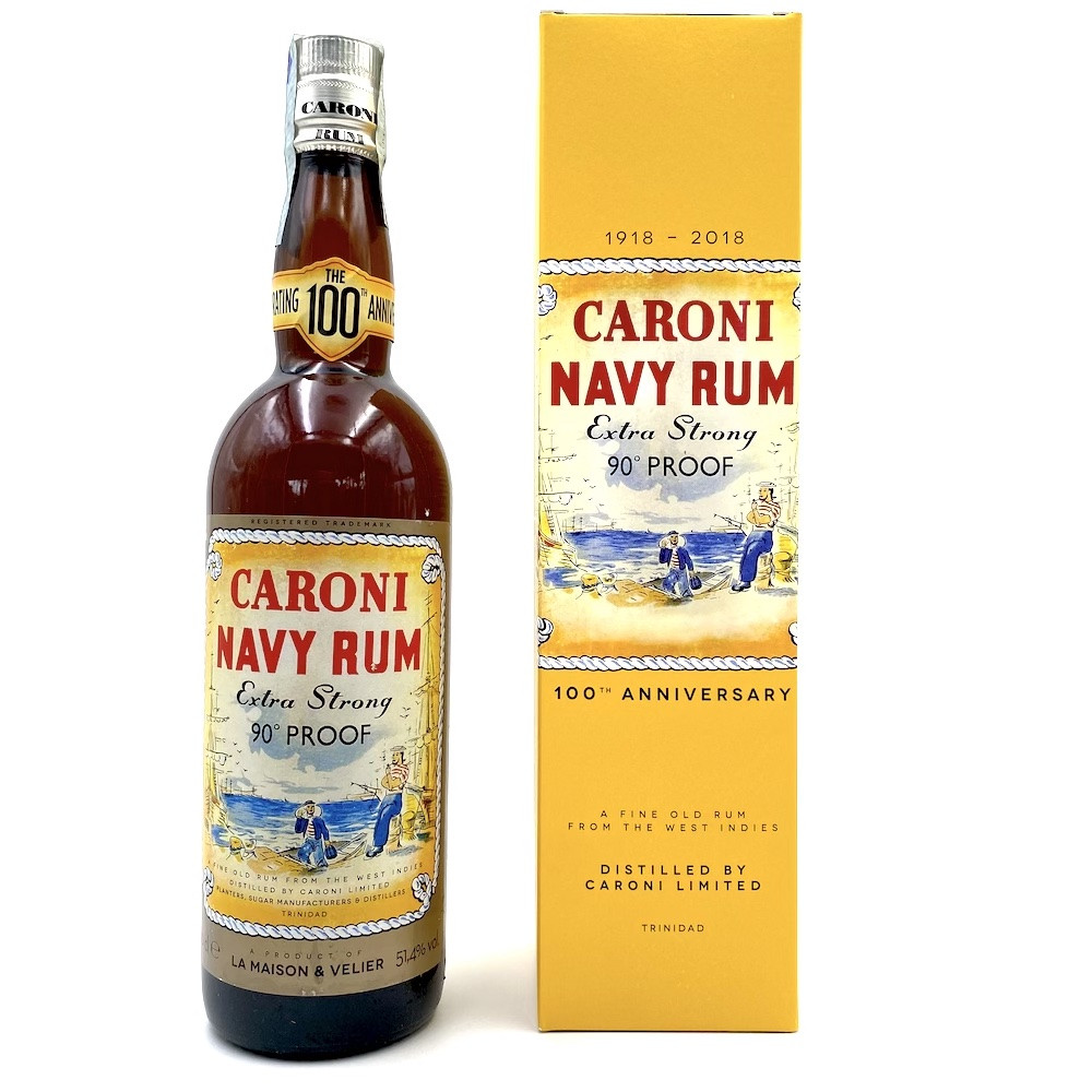 Rhum Caroni 18 ans Navy Rum 90° Proof, 51,4°