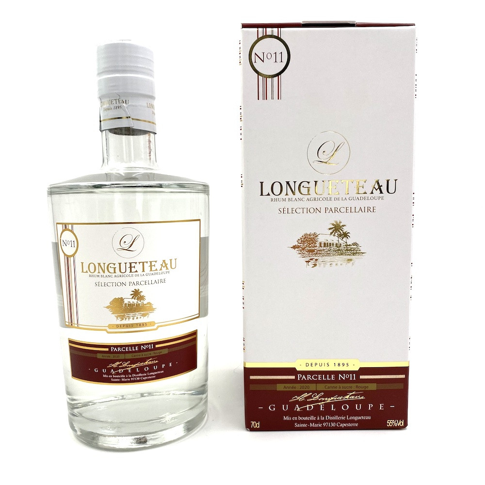 Rum Longueteau plot n°11 selection red cane White 55°