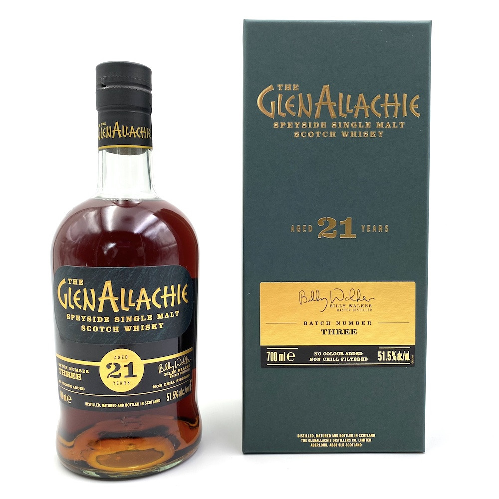 Whisky Glenallachie 21 years old Batch Number Three 51,1°