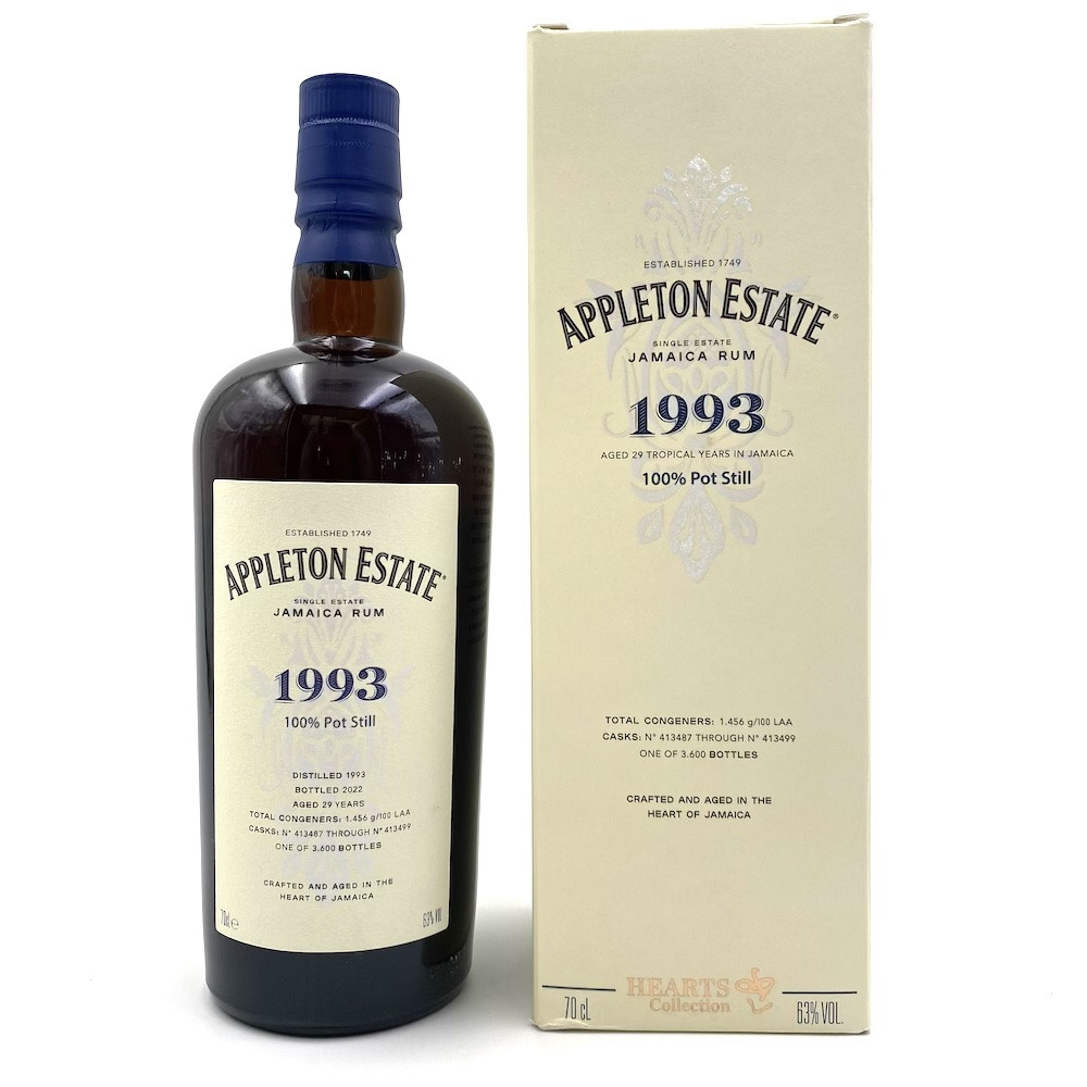 Rum Appleton 29 years old 1993 Hearts Collection 63°